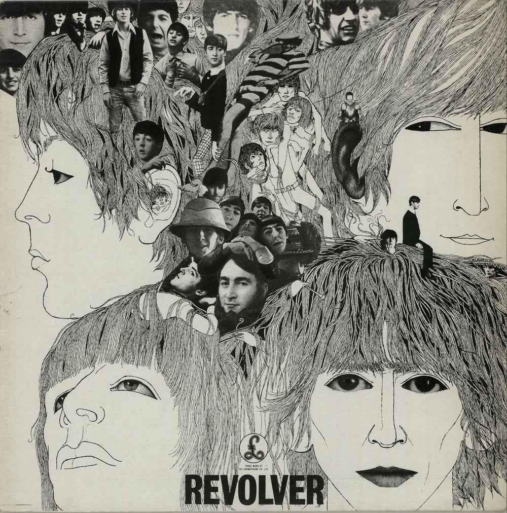 The Beatles Revolver - All Rights - EX UK vinyl LP album (LP record) PCS7009