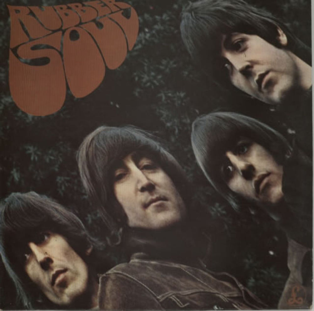 The Beatles Rubber Soul - All Rights - barcoded UK vinyl LP album (LP record) PCS3075