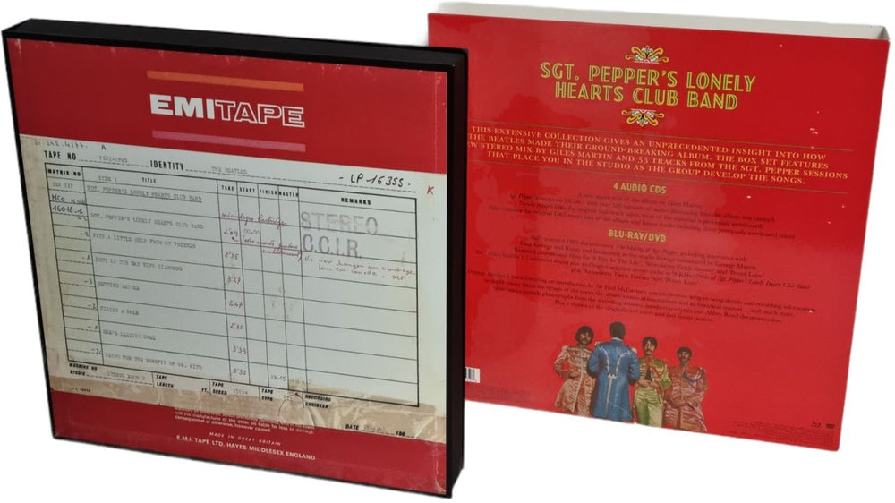 The Beatles Sgt. Pepper's Lonely Hearts Club Band - Super Deluxe Edition UK CD Album Box Set 602557455328