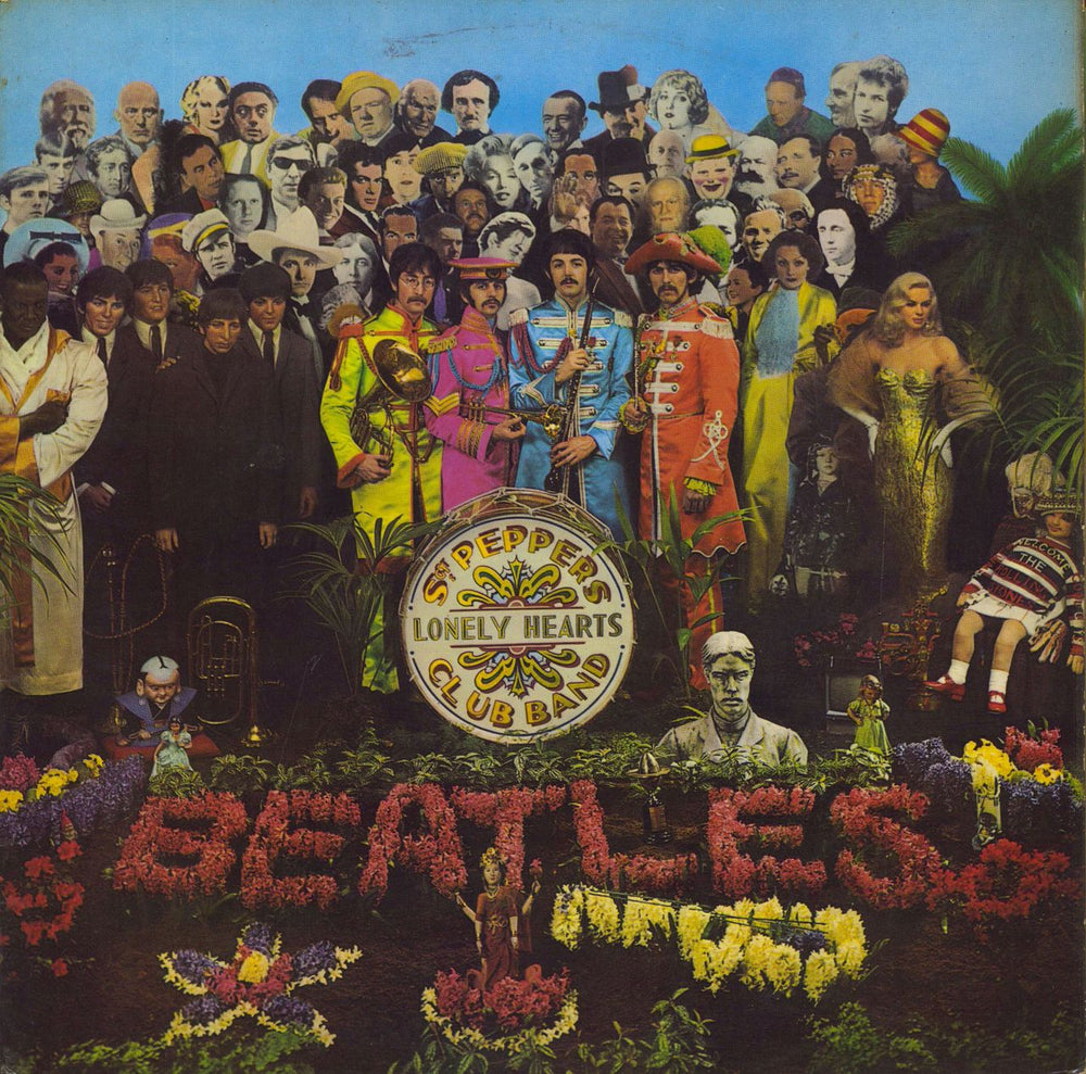 The Beatles Sgt. Pepper's - One Box - EX UK vinyl LP album (LP record) PCS7027