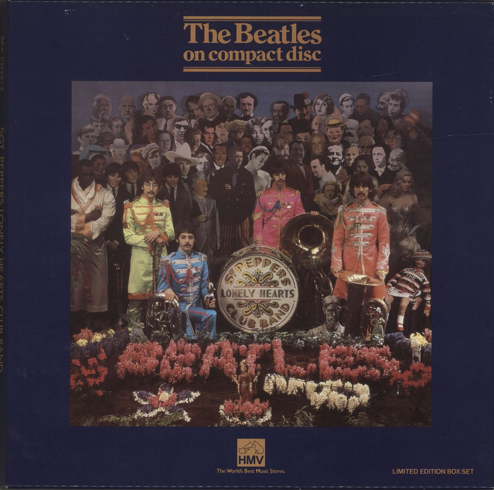 The Beatles Sgt Peppers - EX UK CD Album Box Set BEACD25/3