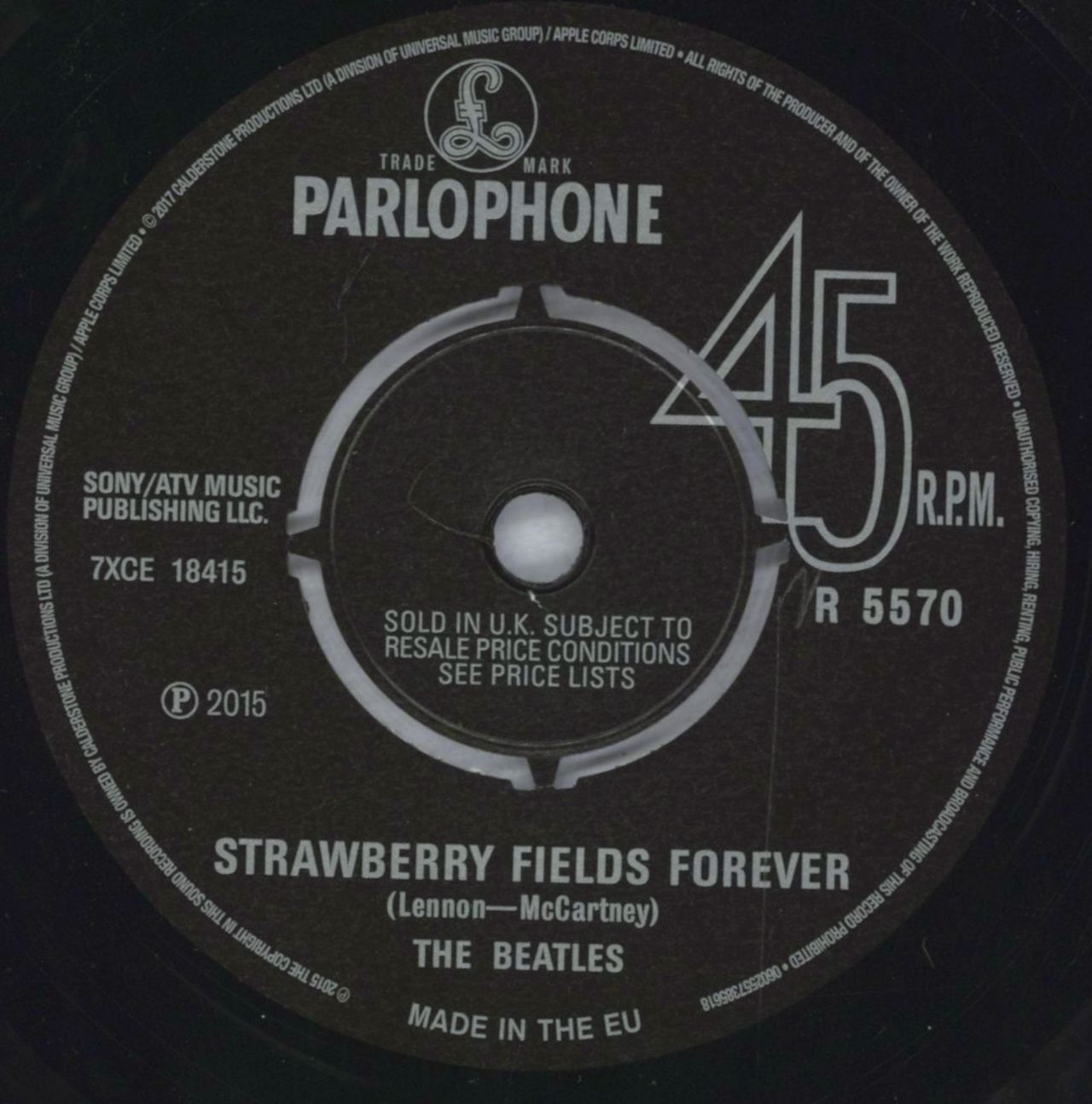 The Beatles Strawberry Fields Forever/Penny Lane - RSD17 UK 7