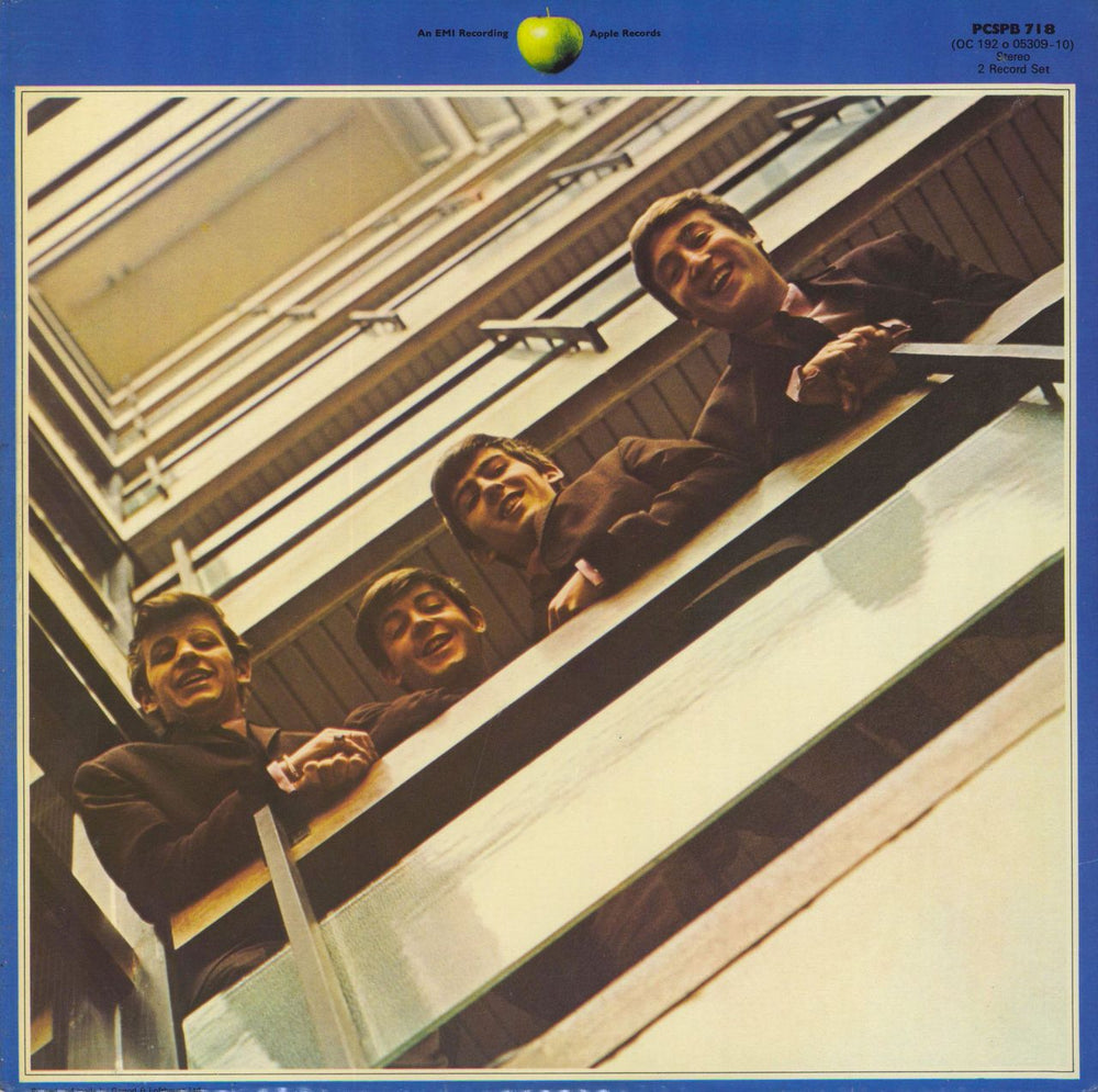 The Beatles The Beatles / 1967-1970 - Blue Vinyl - VG UK 2-LP vinyl record set (Double LP Album)