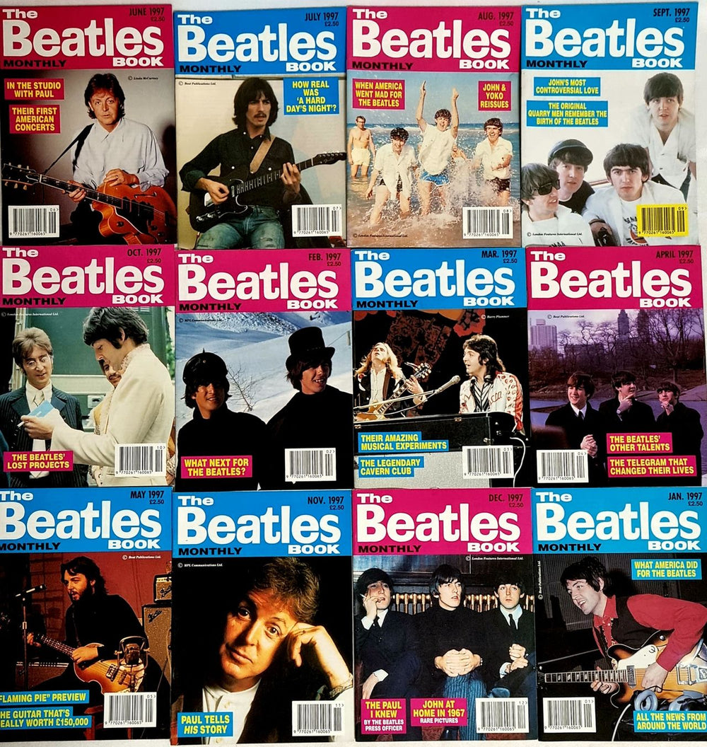 The Beatles The Beatles Book - 1997 - 12 Issues UK magazine BTLMATH793732