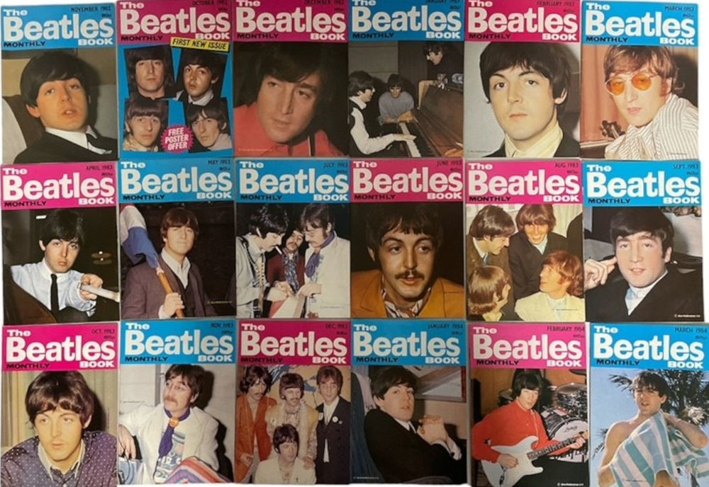 The Beatles The Beatles Book - 2nd - 54 Issues UK magazine TBB 82 ISSUES