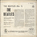 The Beatles The Beatles (No. 1) EP - 1st BuPr - WOS UK 7" vinyl single (7 inch record / 45)