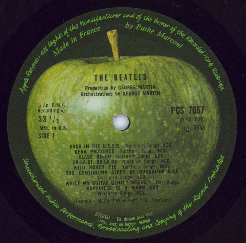 The Beatles The Beatles [White Album] - Pathé UK 2-LP vinyl record set (Double LP Album) BTL2LTH786170