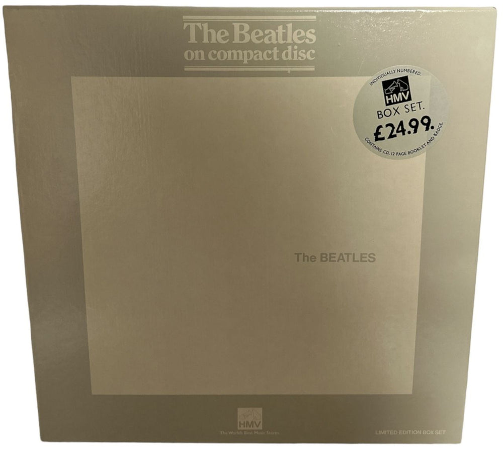 The Beatles The Beatles [White Album] UK CD Album Box Set BEACD25/4