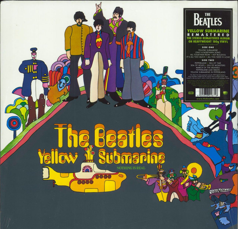 The Beatles Yellow Submarine - Sealed UK vinyl LP album (LP record) 094638246718