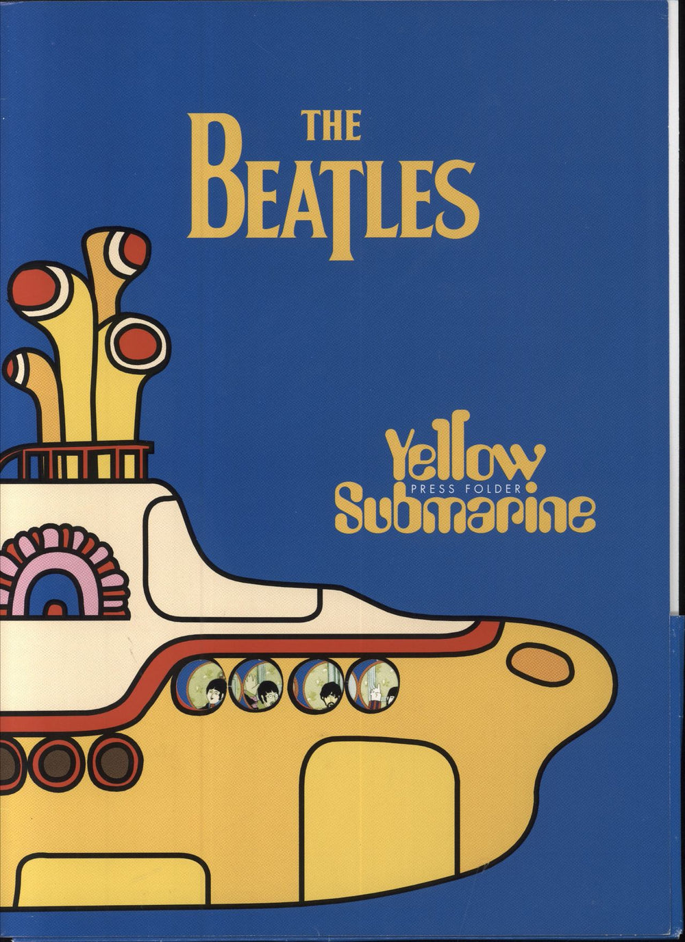 The Beatles Yellow Submarine Soundtrack - Yellow Vinyl + Press Kit UK vinyl LP album (LP record)