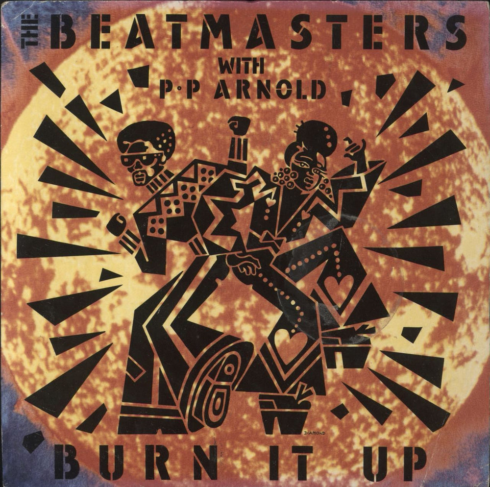 The Beatmasters Burn It Up UK 7" vinyl single (7 inch record / 45) LEFT27