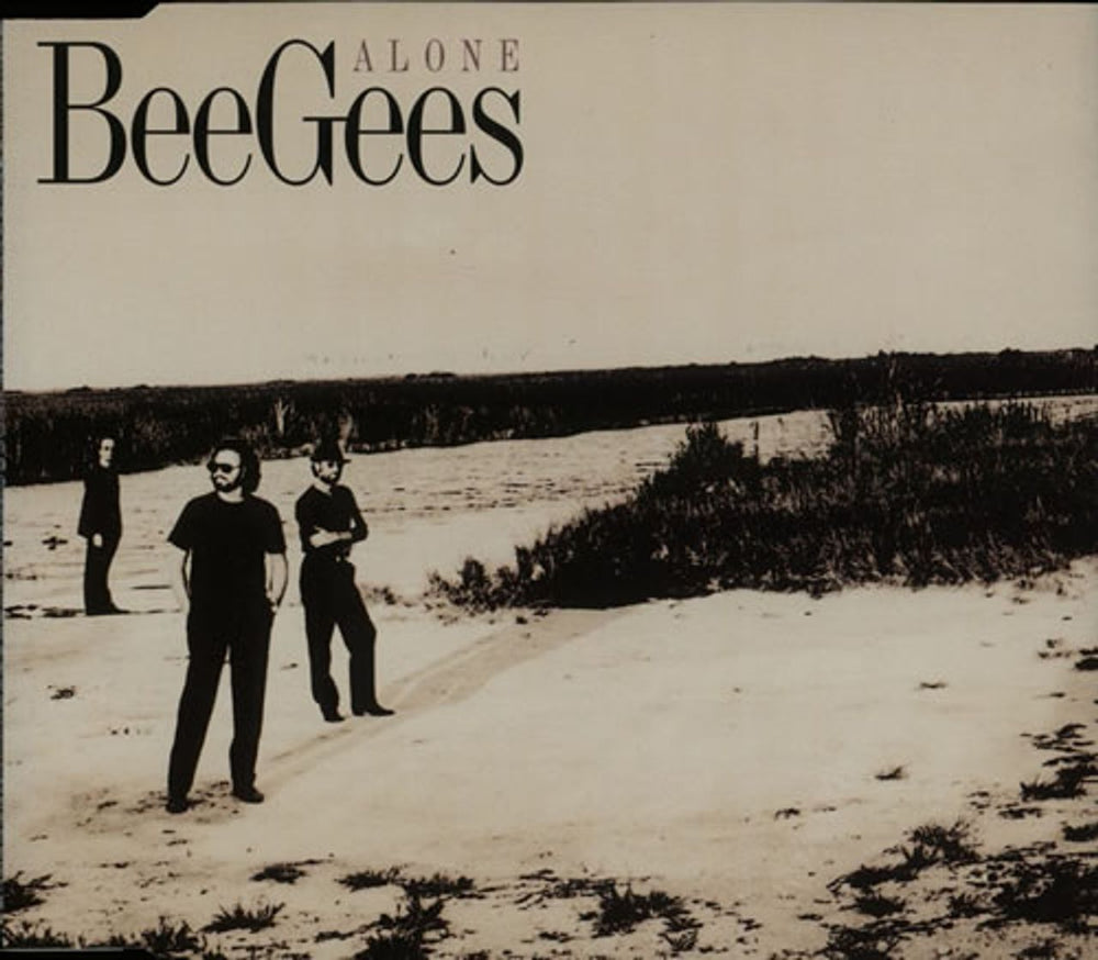 The Bee Gees Alone UK Promo CD single (CD5 / 5") ALONE1