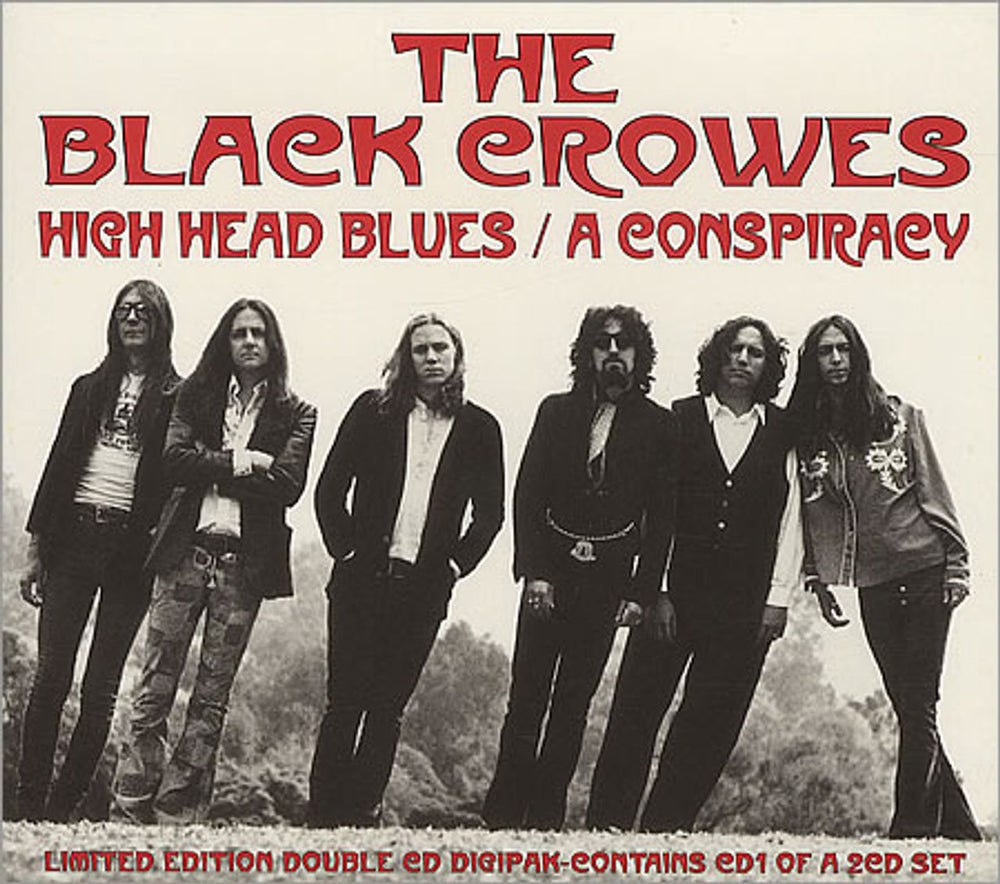 The Black Crowes High Head Blues/A Conspiracy UK CD single (CD5 / 5") 7432125845-2