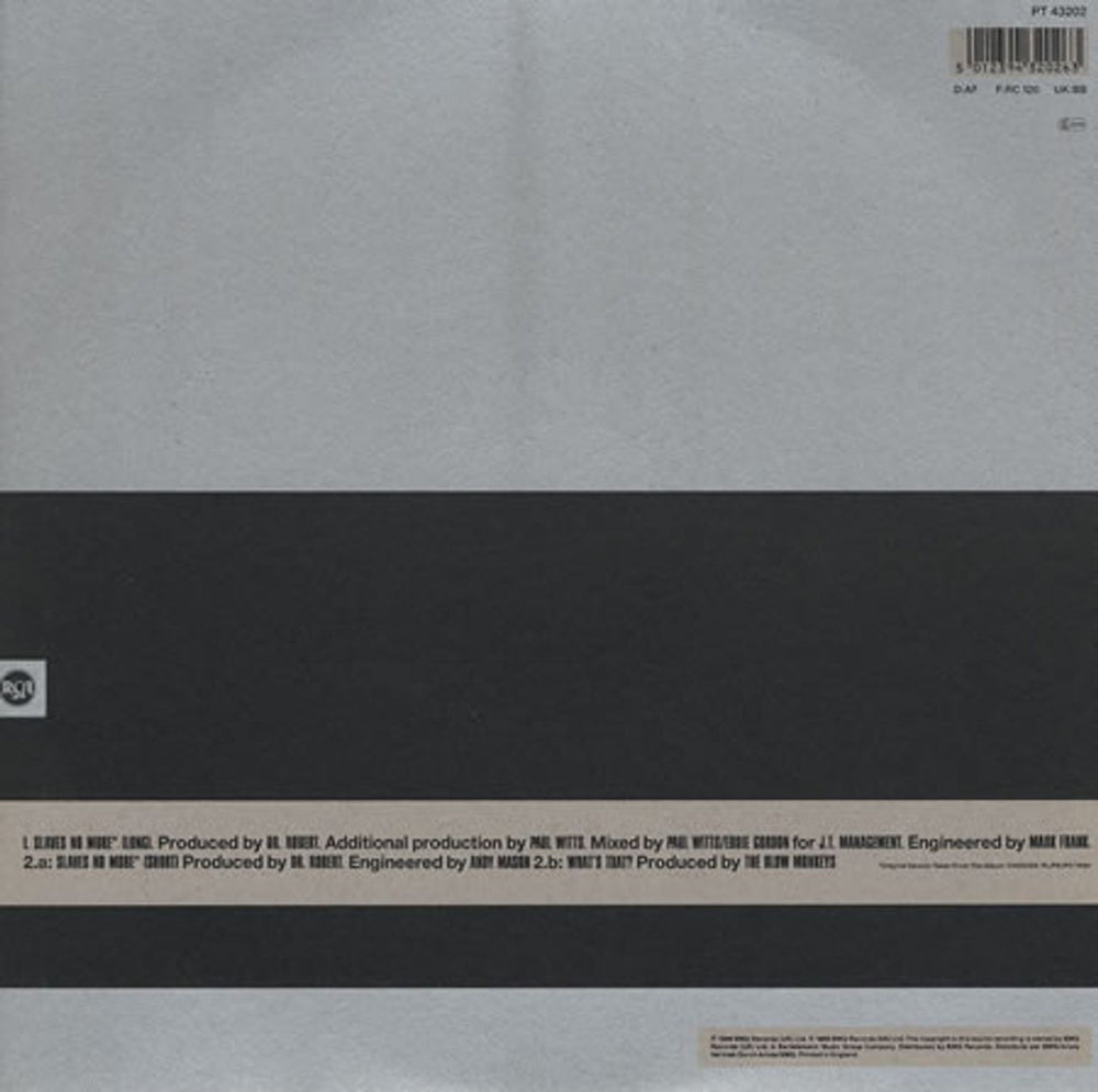 The Blow Monkeys Slaves No More UK 12" vinyl single (12 inch record / Maxi-single) BLM12SL82549