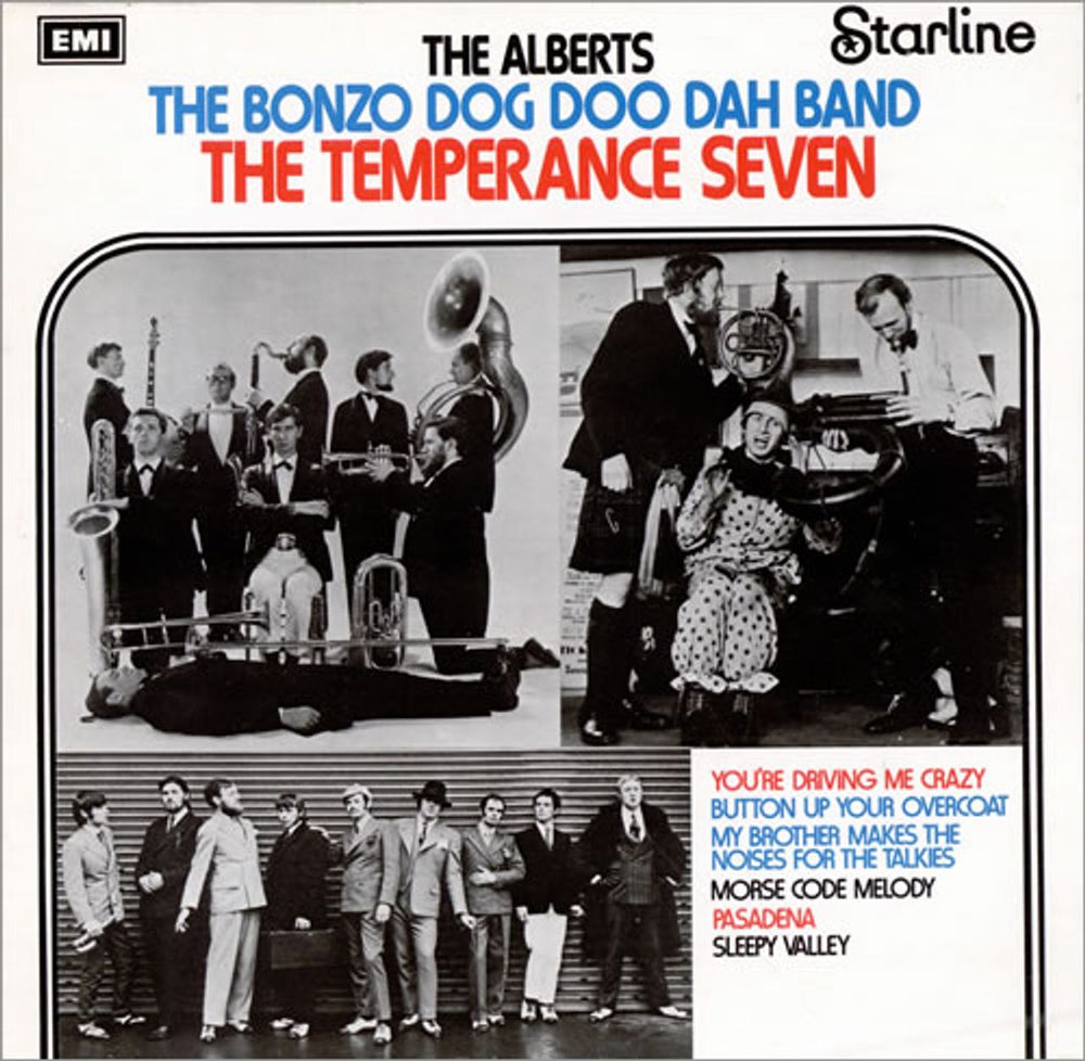 The Bonzo Dog Doo Dah Band The Alberts, The Bonzo Dog Doo Dah Band And The Temperance 7 UK vinyl LP album (LP record) SRS5151