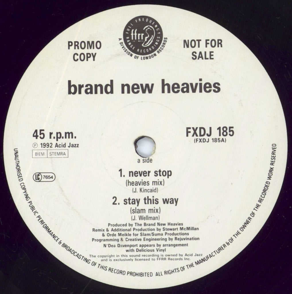 the brand new heavies Never stop - 洋楽