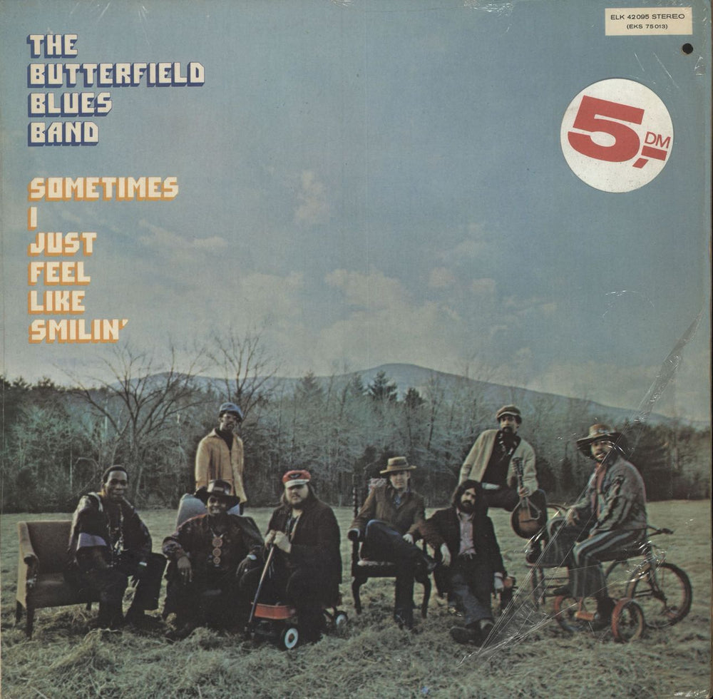 The Butterfield Blues Band Sometimes I Just Feel Like Smilin' + Shrink German vinyl LP album (LP record) ELK42095