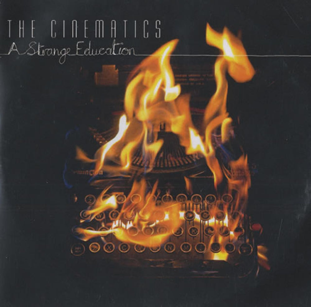 The Cinematics A Strange Education UK Promo CD-R acetate CD-R ACETATE