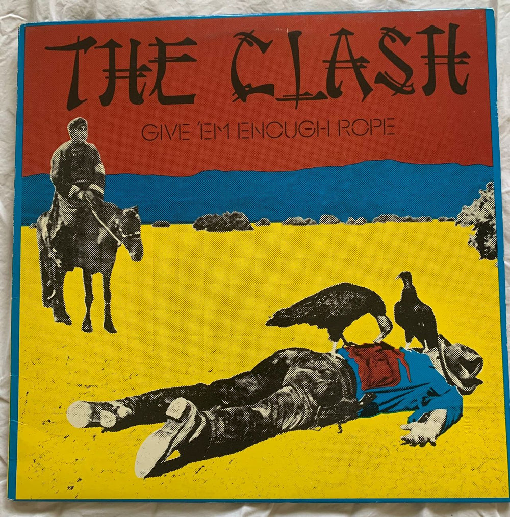 The Clash Give 'Em Enough Rope - Demo Stamped LP + Promo Poster UK Promo poster POSTER/LP