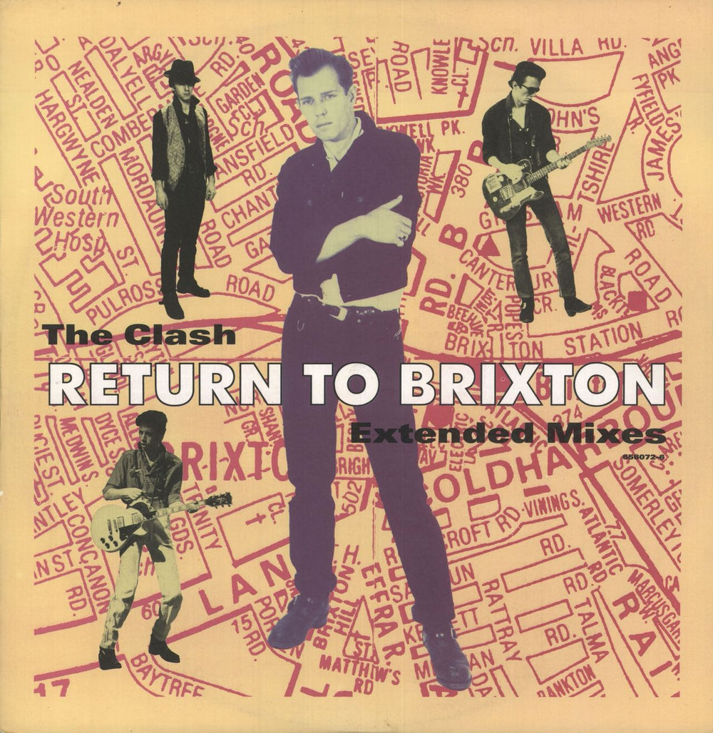The Clash Return To Brixton UK 12" vinyl single (12 inch record / Maxi-single) 656072-6