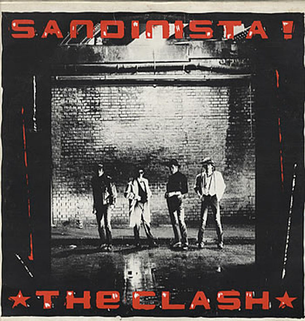 The Clash Sandinista! + Insert UK 3-LP vinyl record set (Triple LP Album) FSLN1