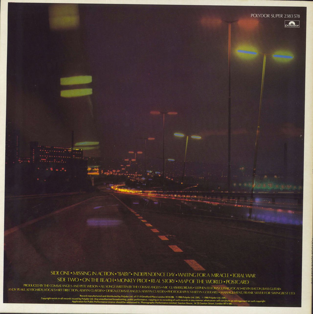 The Comsat Angels Waiting For A Miracle - EX UK vinyl LP album (LP record)