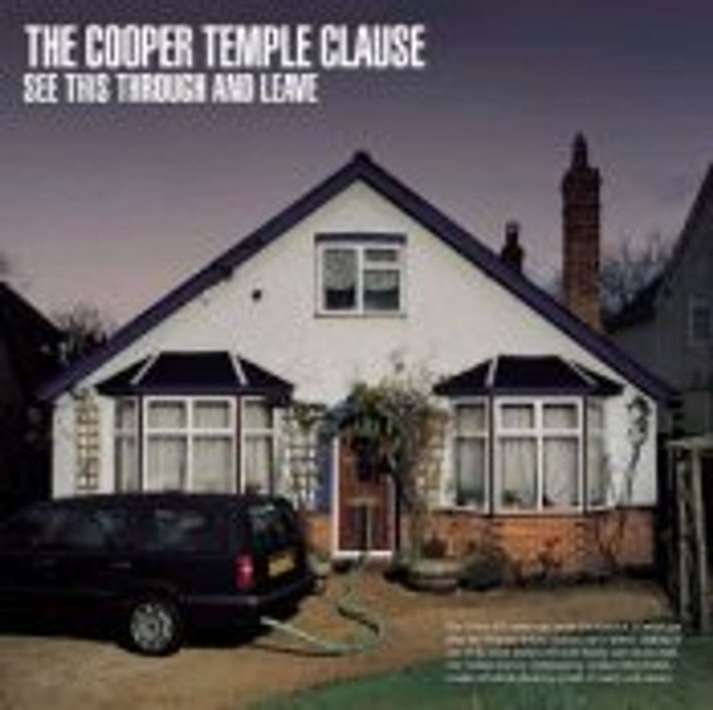 The Cooper Temple Clause See This Through And Leave UK 2 CD album set (Double CD) TCO2CSE206460