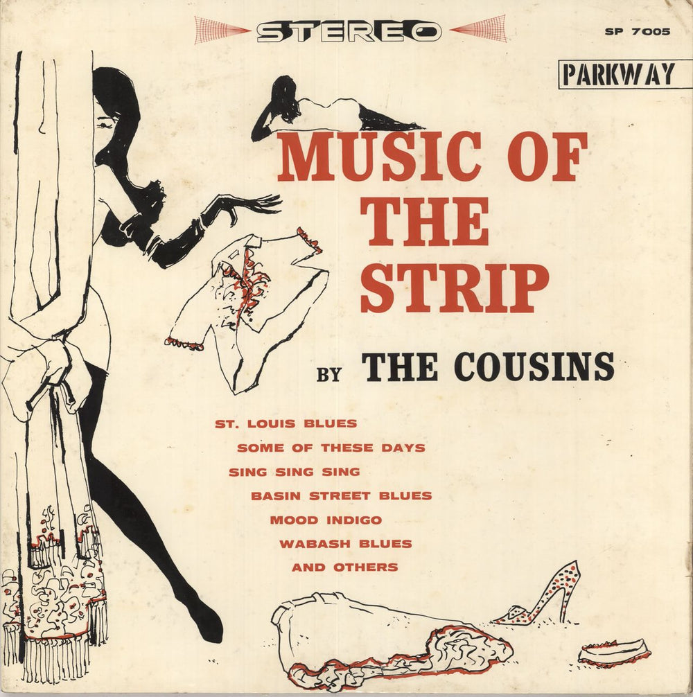 The Cousins Music Of The Strip US vinyl LP album (LP record) SP7005