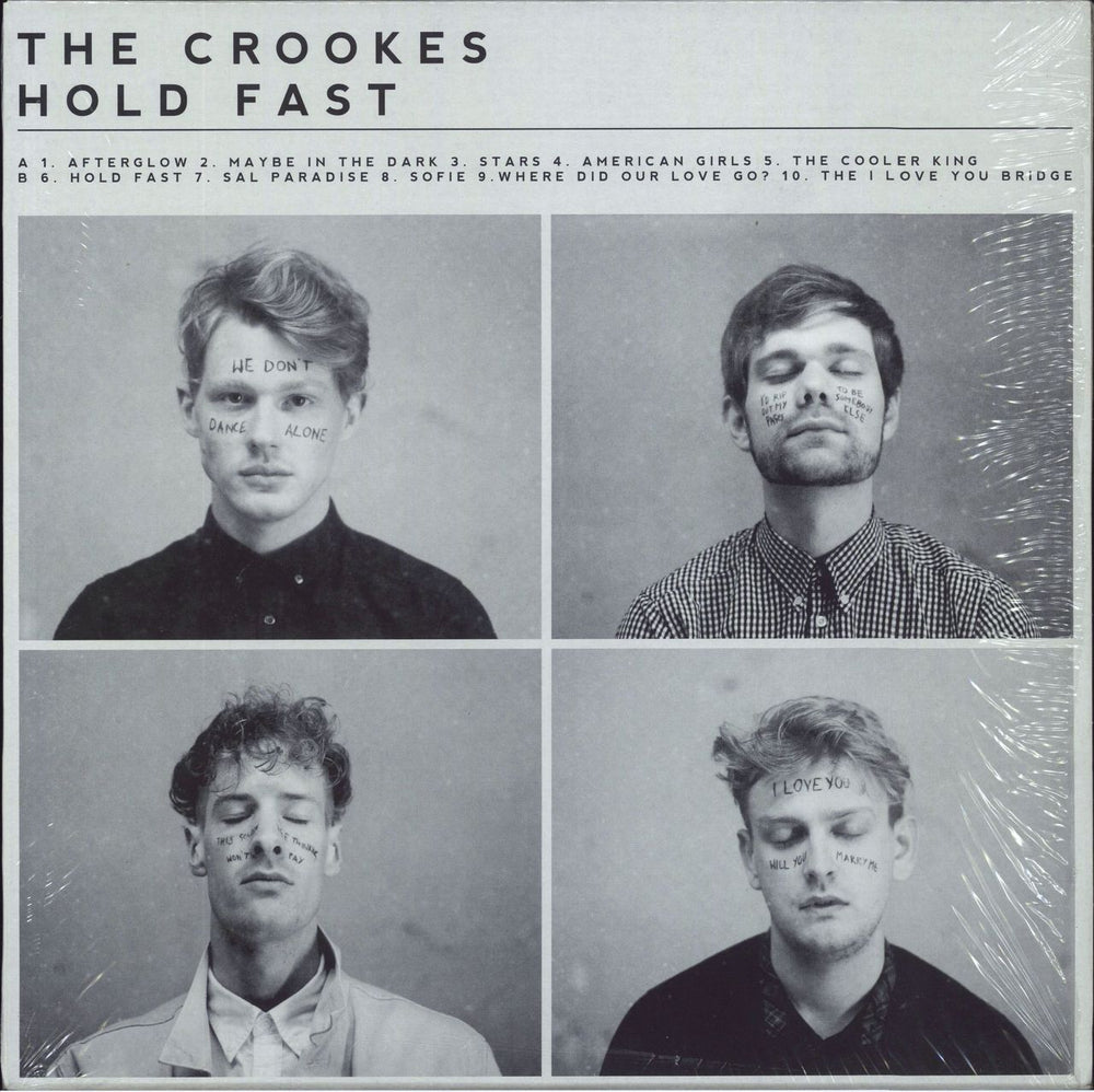 The Crookes Hold Fast - Shrink UK vinyl LP album (LP record) NONG77LP