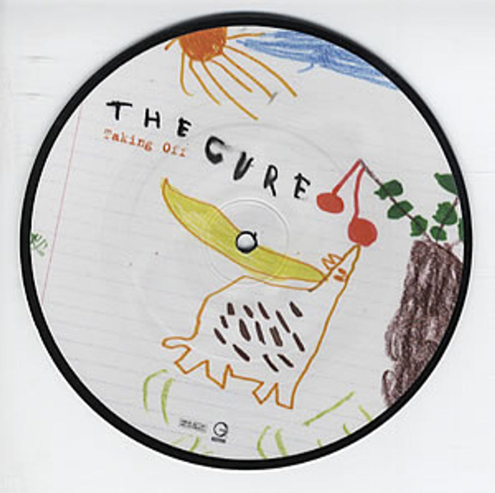 The Cure Taking Off UK 7" vinyl picture disc (7 inch picture disc single) 9864601