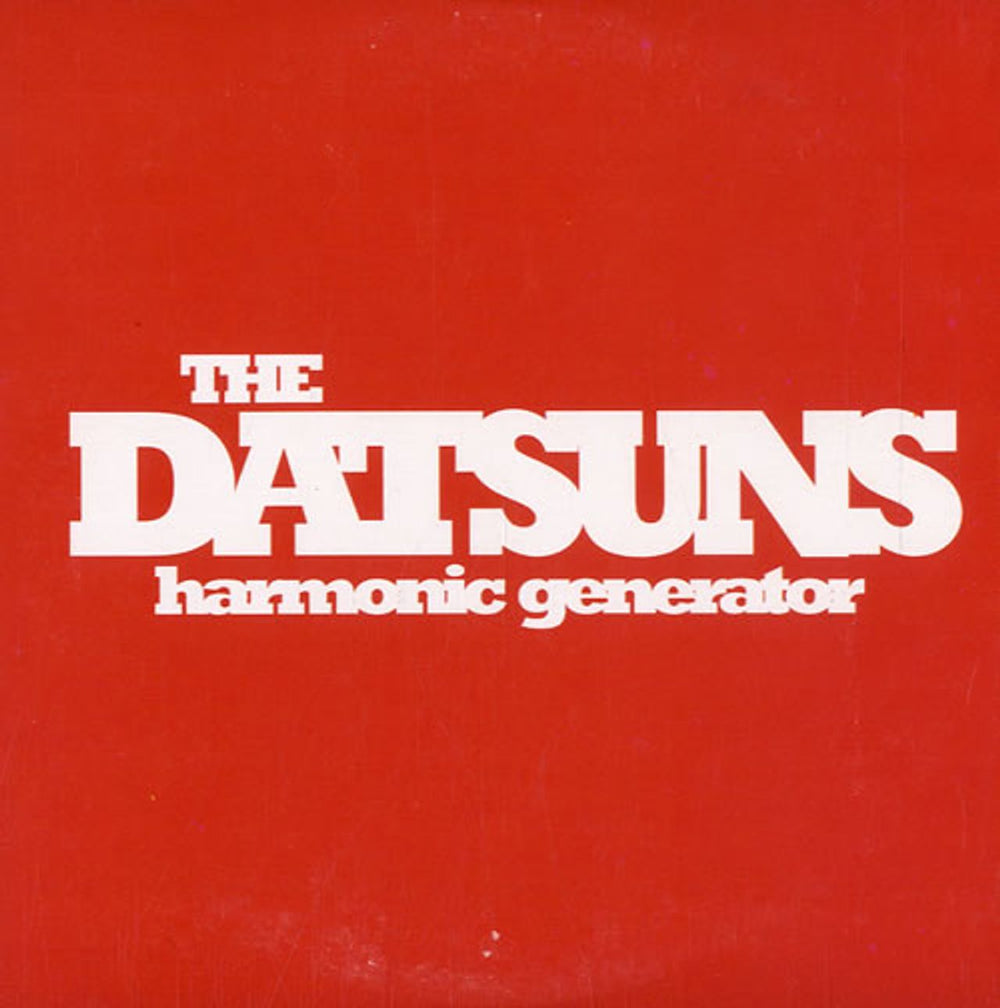 The Datsuns Harmonic Generator UK Promo CD single (CD5 / 5") VVR5021223P