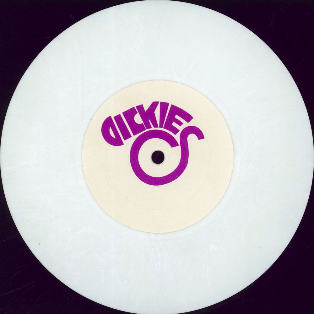 The Dickies Just Say Yes - White Vinyl UK 7" vinyl single (7 inch record / 45) DIC07JU769720