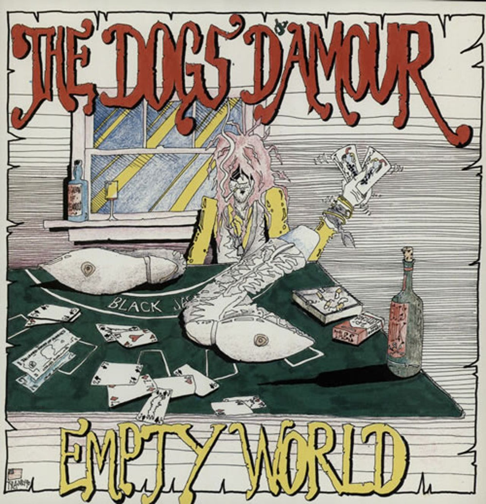 The Dogs D'Amour Empty World UK 7" vinyl single (7 inch record / 45) CHINA27