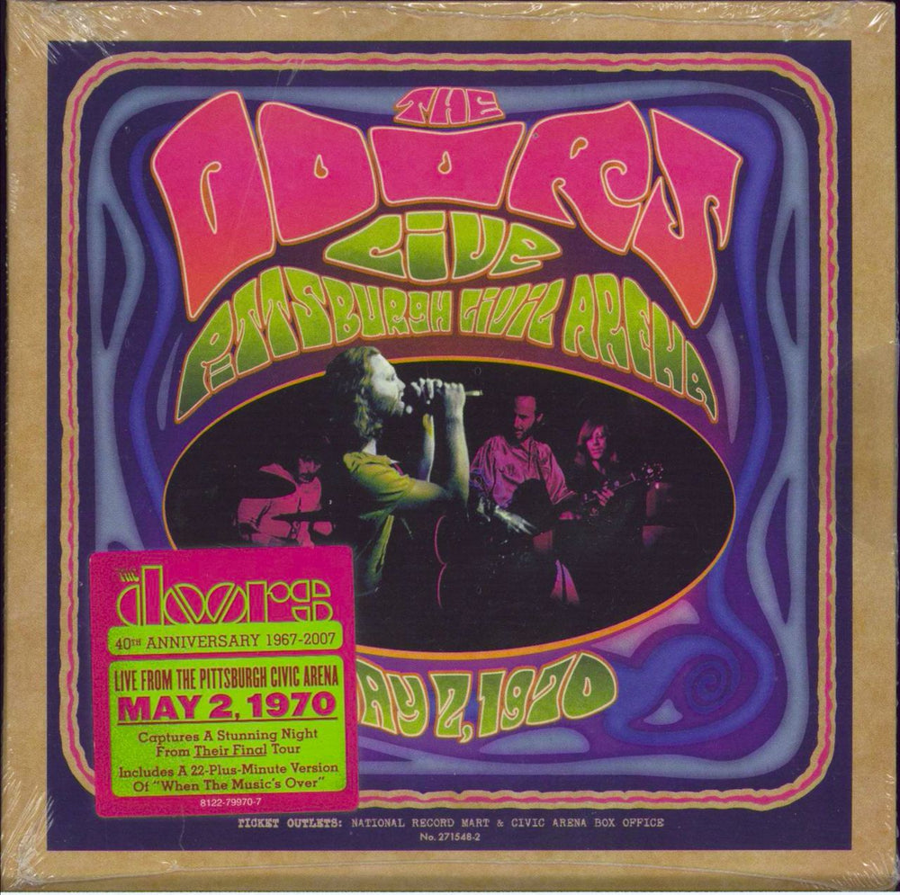 The Doors Live In Pittsburgh 1970 - Sealed UK 2 CD album set (Double CD) 8122-79970-7