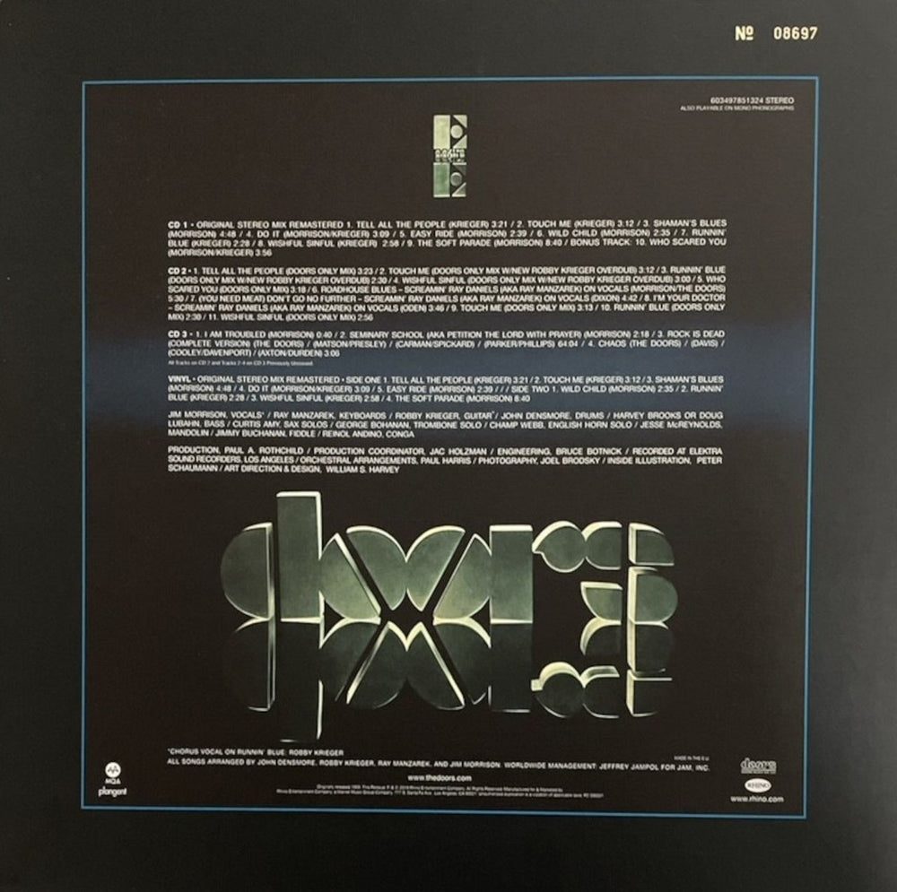 The Doors The Soft Parade - Deluxe Edition US box set