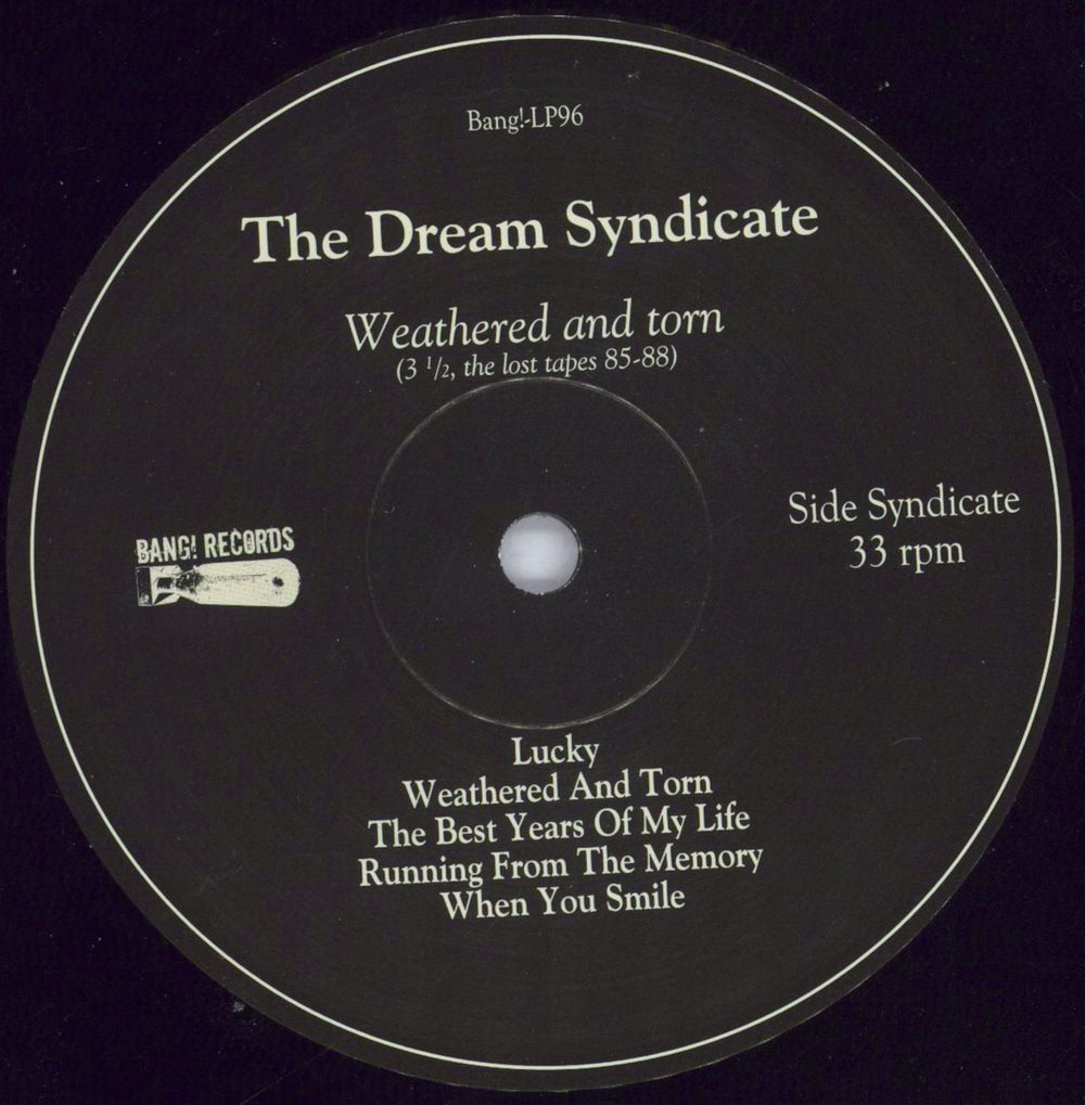 The Dream Syndicate Weathered And Torn [3 1/2, The Lost Tapes 85-88] Spanish vinyl LP album (LP record) DSYLPWE829571