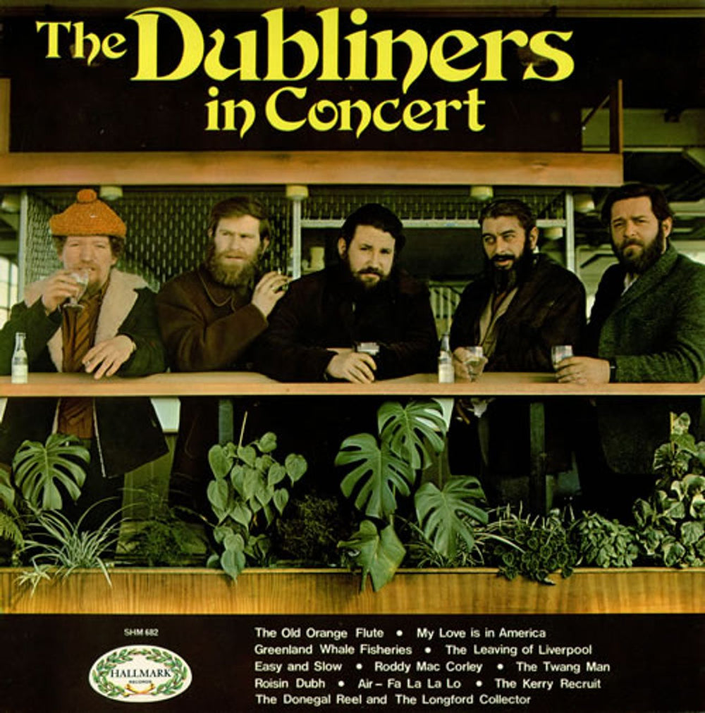 The Dubliners In Concert UK vinyl LP album (LP record) SHM682