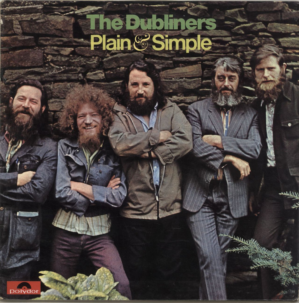 The Dubliners Plain & Simple UK vinyl LP album (LP record) 2383235