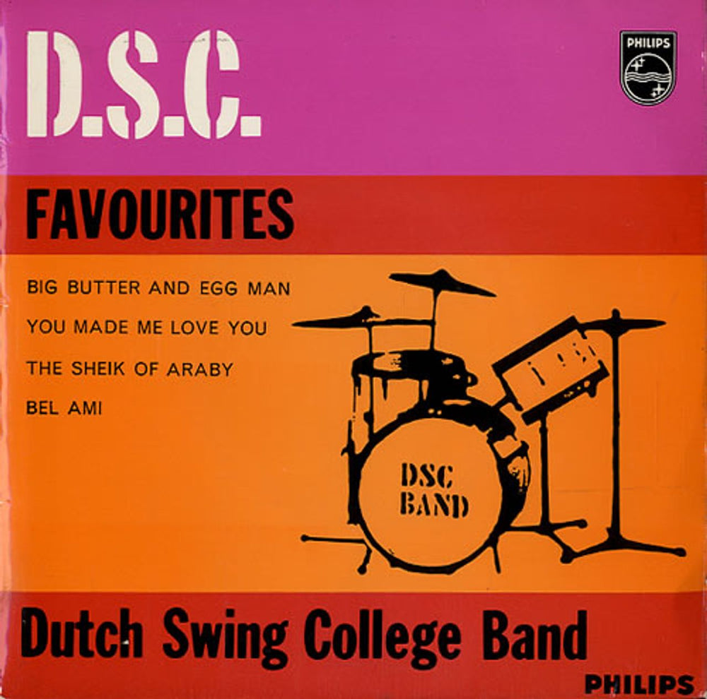 The Dutch Swing College Band D.S.C. Favourites UK 7" vinyl single (7 inch record / 45) BE12533