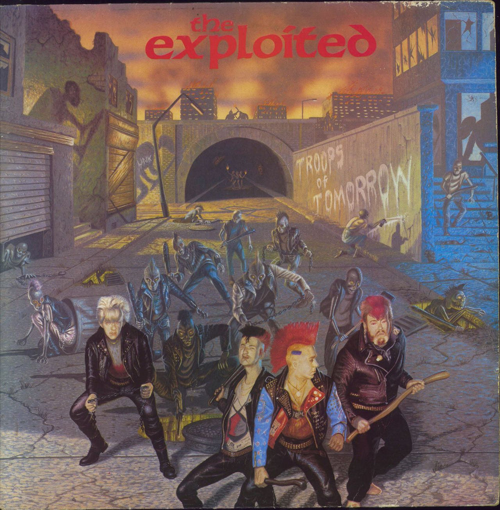 The Exploited Troops Of Tomorrow - VG UK vinyl LP album (LP record) SEC8