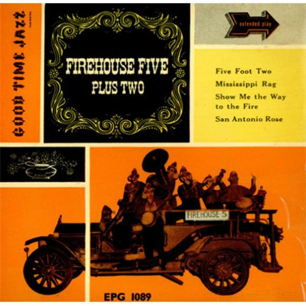 The Firehouse Five Plus Two The Firehouse Five Plus Two Vol. 2 EP UK 7" vinyl single (7 inch record / 45) EPG1089