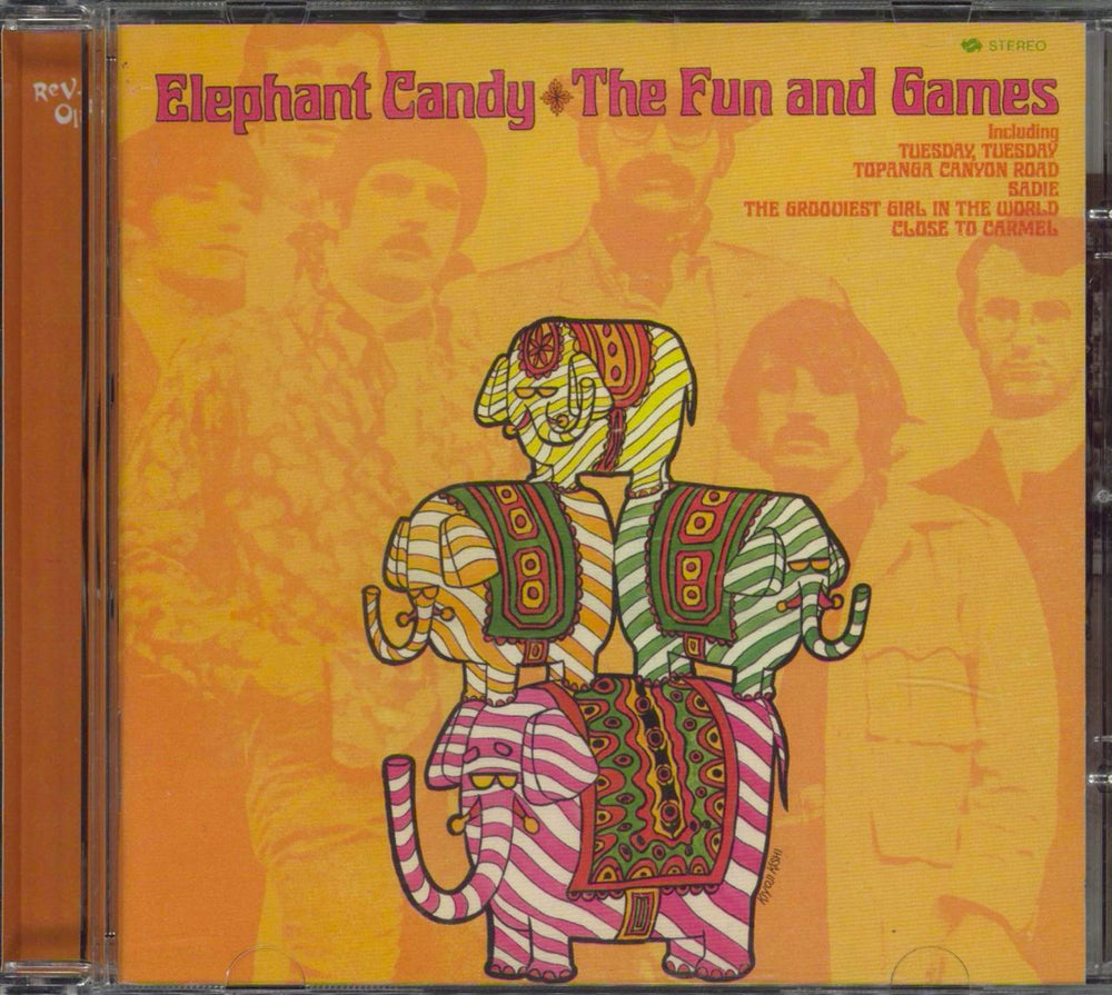 The Fun And Games Elephant Candy UK CD album (CDLP) CRREV121