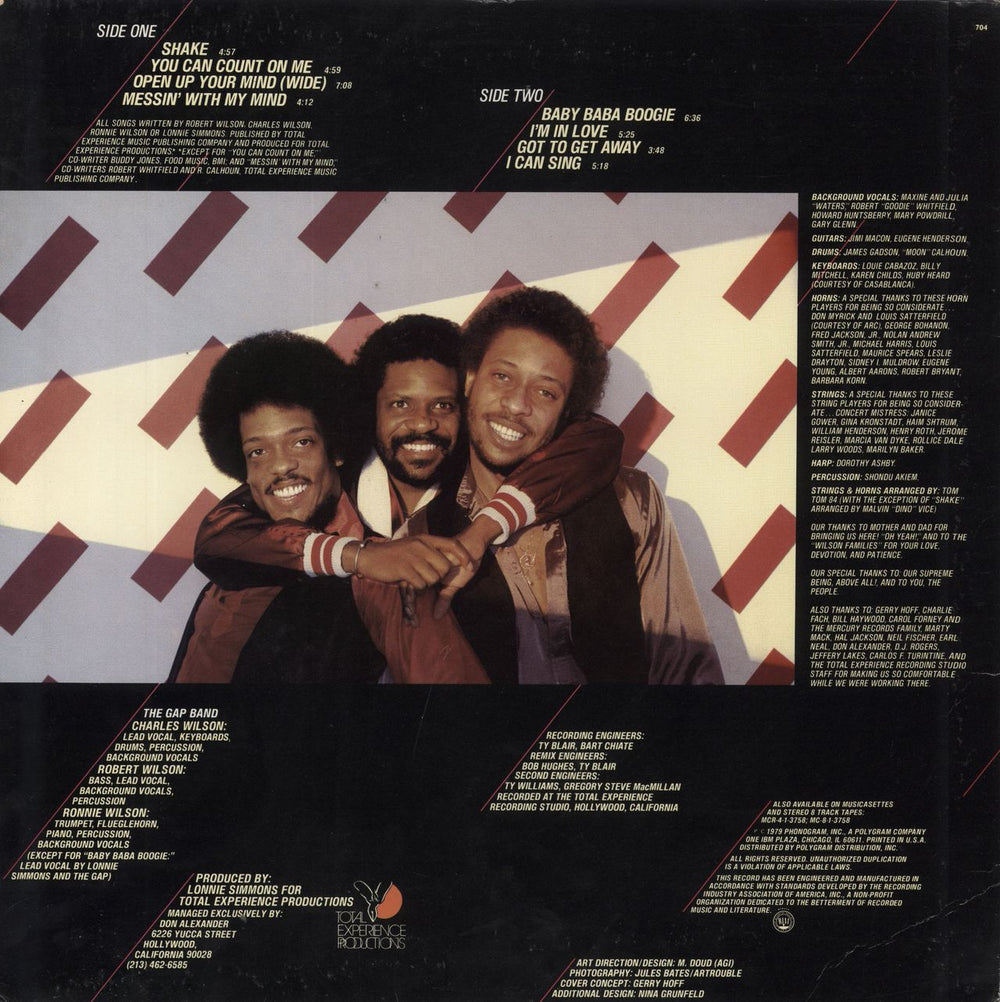 The Gap Band The Gap Band UK vinyl LP album (LP record)