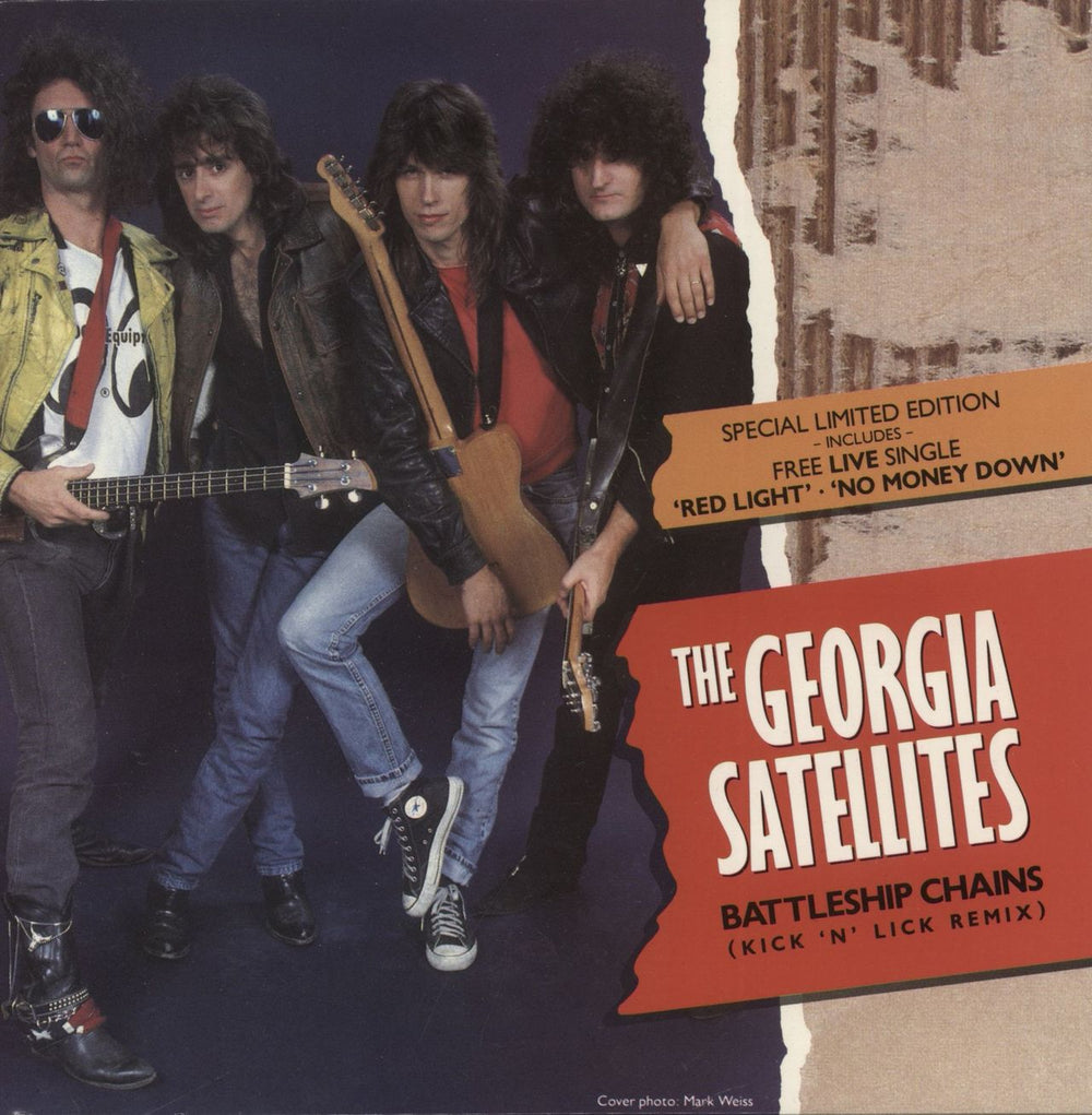 The Georgia Satellites Battleship Chains - Doublepack UK 7" vinyl single (7 inch record / 45) EKR58F