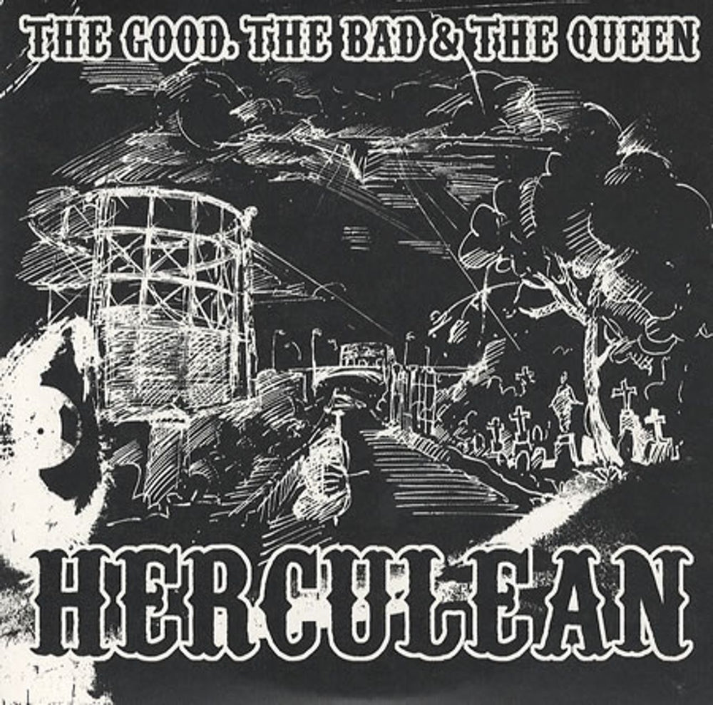 The Good, The Bad And The Queen Herculean UK Promo CD single (CD5 / 5") CDRDJ6722