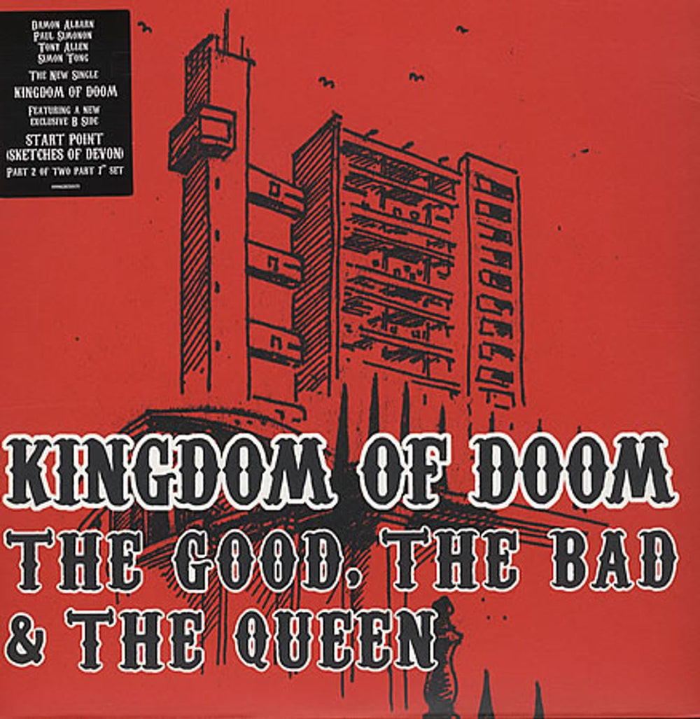 The Good, The Bad And The Queen Kingdom Of Doom UK 7" vinyl single (7 inch record / 45) RS6732