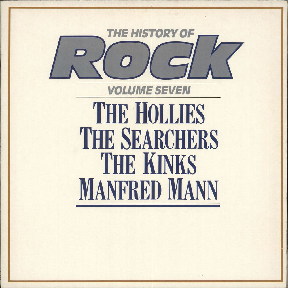 The History Of Rock The History Of Rock Volume Seven UK 2-LP vinyl record set (Double LP Album) HRL007