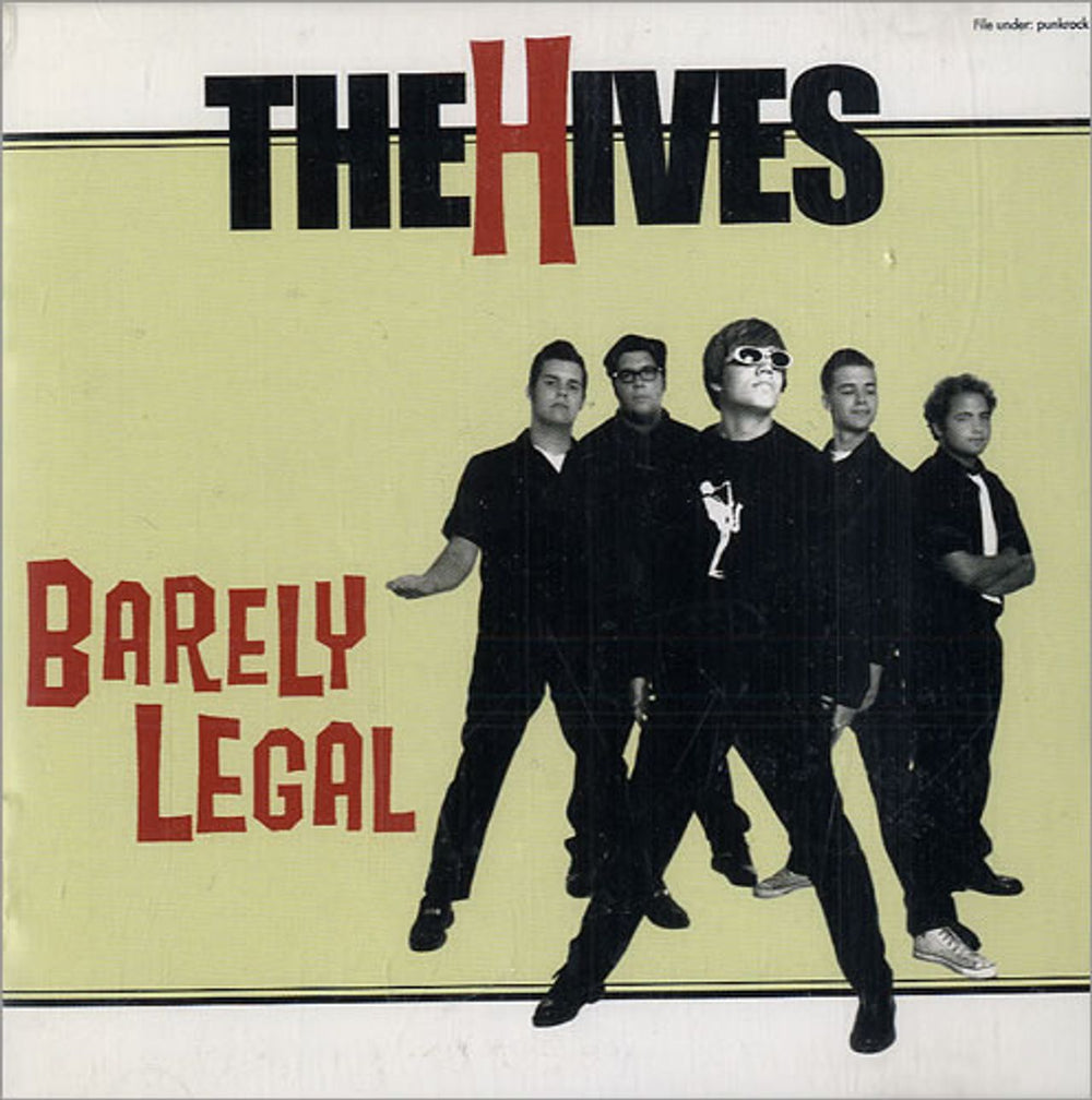 The Hives Barely Legal US CD album (CDLP) RPM030