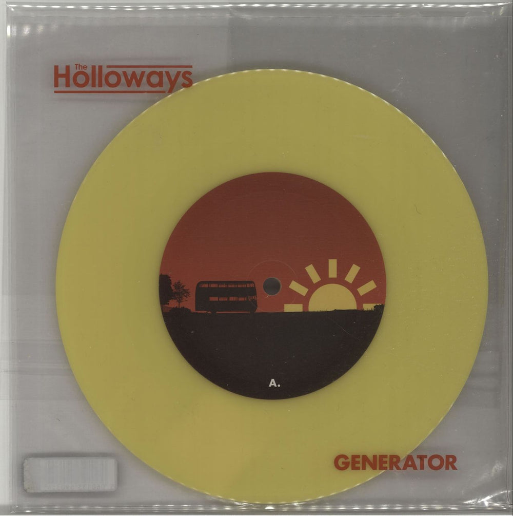 The Holloways Generator (2007 Issue) - Yellow Vinyl UK 7" vinyl single (7 inch record / 45) HOLLO4X