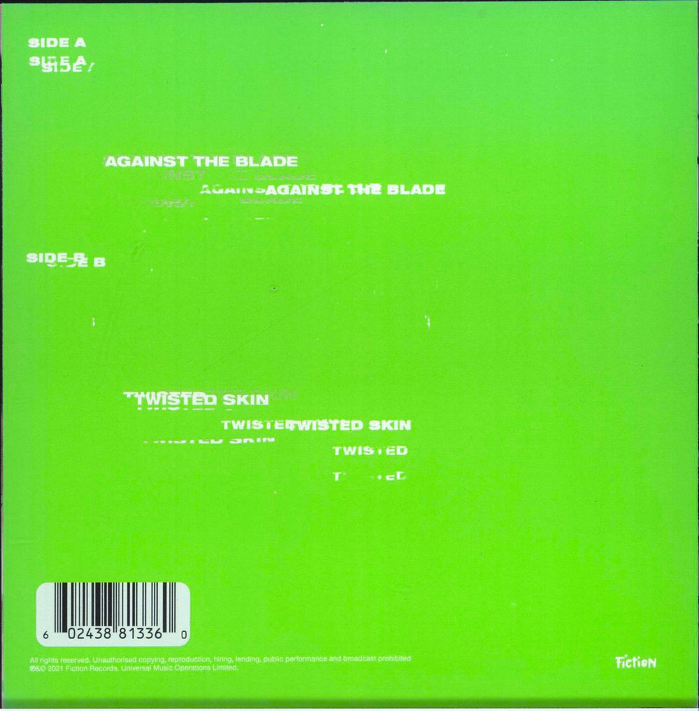 The Horrors Against The Blade - Green Vinyl UK 7" vinyl single (7 inch record / 45) 602438813360